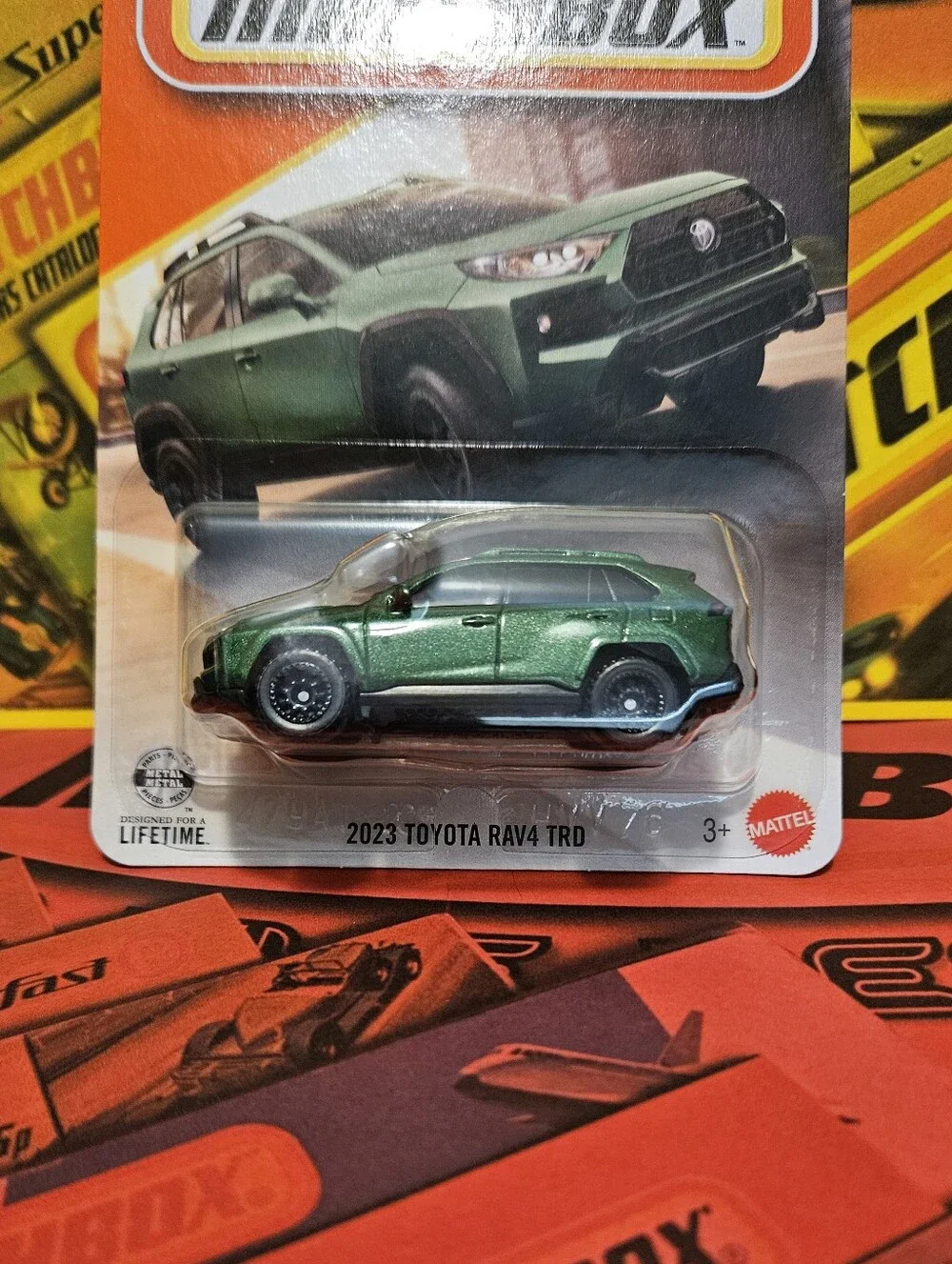 Matchbox Green Toyota RAV4 Die-Cast SUV